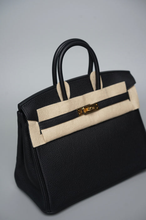 Hermes Birkin 25 Black Togo Ghw (Brand New)