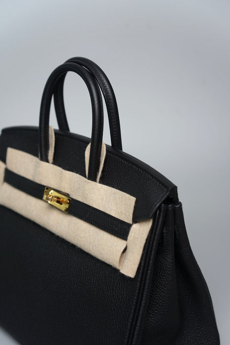 Hermes Birkin 25 Black Togo Ghw (Brand New)
