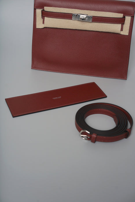 Hermes Kelly Danse in Rouge H Evercolor Phw (Brand New)
