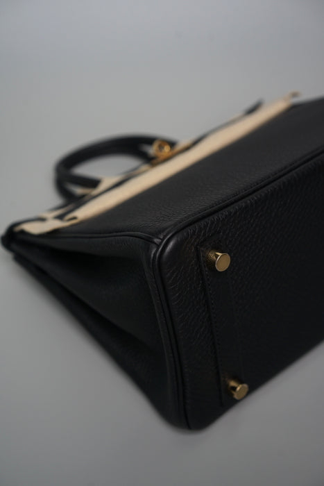 Hermes Birkin 25 Black Togo Ghw (Brand New)