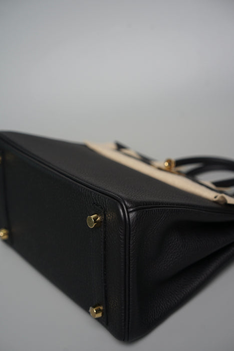 Hermes Birkin 25 Black Togo Ghw (Brand New)