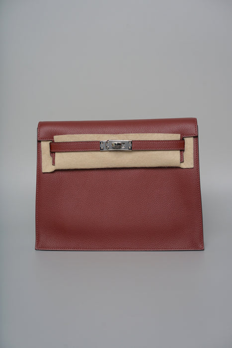 Hermes Kelly Danse in Rouge H Evercolor Phw (Brand New)