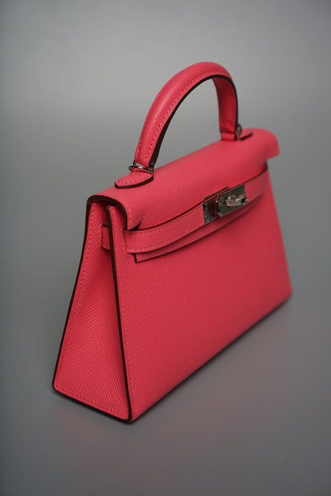 Hermes Kelly 20 in Rose Azalee Phw (Brand New)