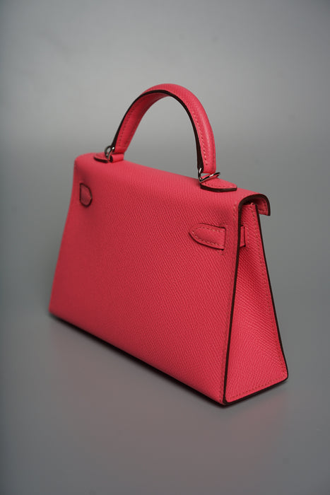 Hermes Kelly 20 in Rose Azalee Phw (Brand New)