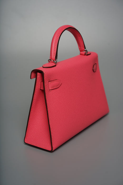 Hermes Kelly 20 in Rose Azalee Phw (Brand New)