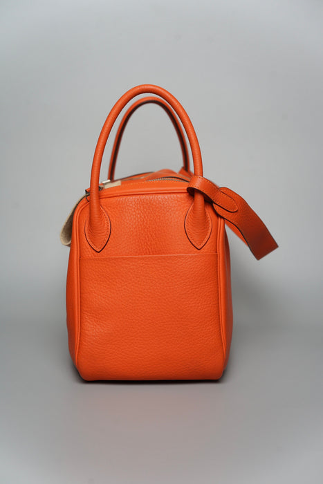 Hermes Lindy 30 in Orange Phw