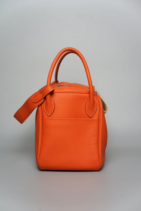 Hermes Lindy 30 in Orange Phw