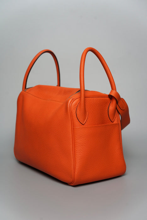 Hermes Lindy 30 in Orange Phw