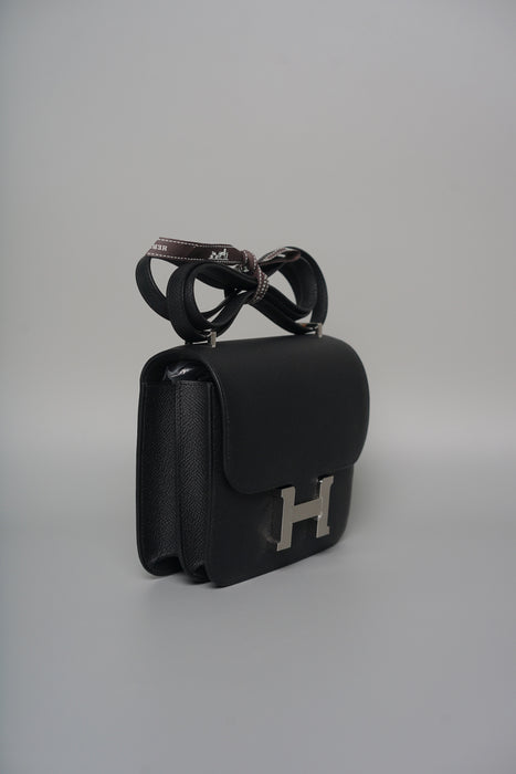 Hermes Constance 18 in Black Epsom Phw (Brand New)
