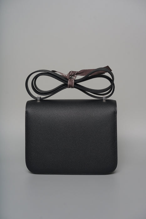 Hermes Constance 18 in Black Epsom Phw (Brand New)