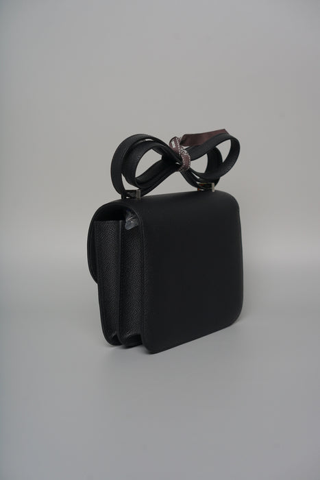 Hermes Constance 18 in Black Epsom Phw (Brand New)