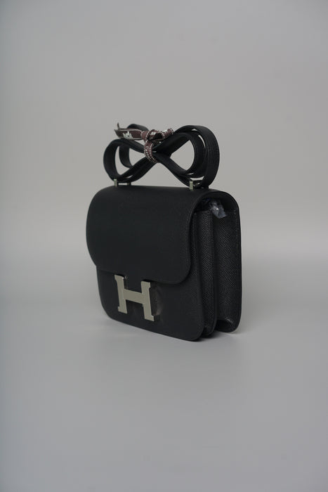 Hermes Constance 18 in Black Epsom Phw (Brand New)
