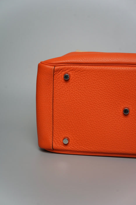 Hermes Lindy 30 in Orange Phw