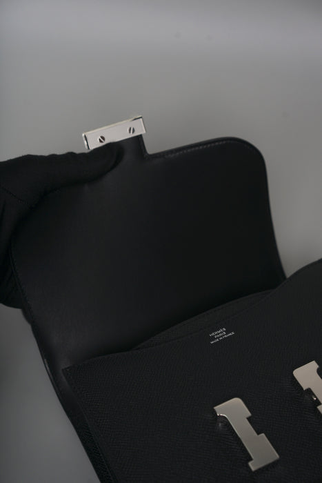 Hermes Constance 18 in Black Epsom Phw (Brand New)