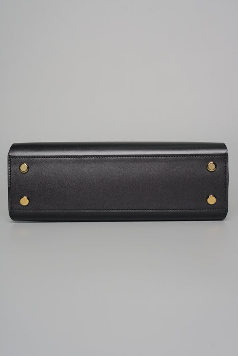 Hermes Tablier Sellier Bag in Black Ghw (Brand New)