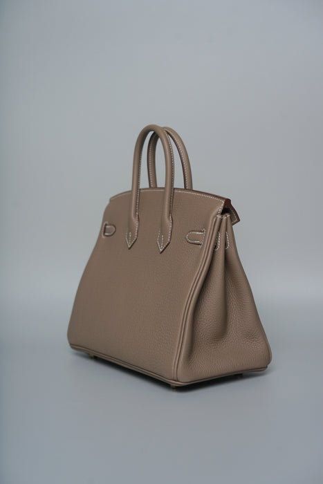 Hermes Birkin 25 in Etoupe Togo Ghw (Brand New)