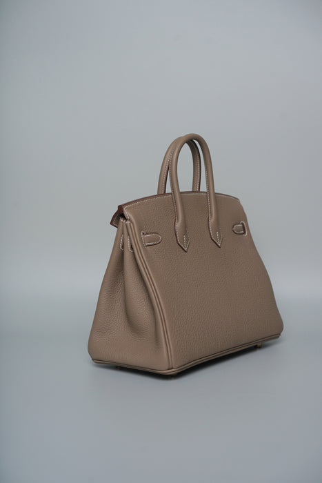 Hermes Birkin 25 in Etoupe Togo Ghw (Brand New)