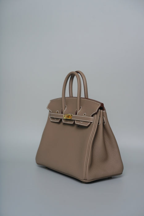 Hermes Birkin 25 in Etoupe Togo Ghw (Brand New)