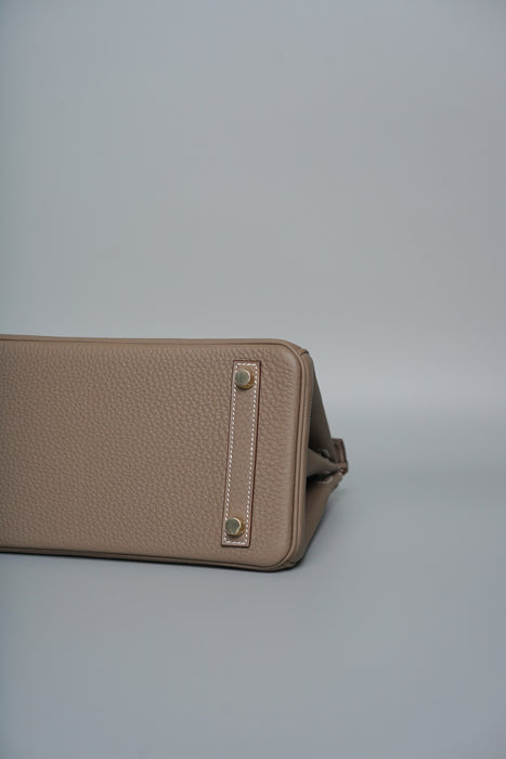 Hermes Birkin 25 in Etoupe Togo Ghw (Brand New)