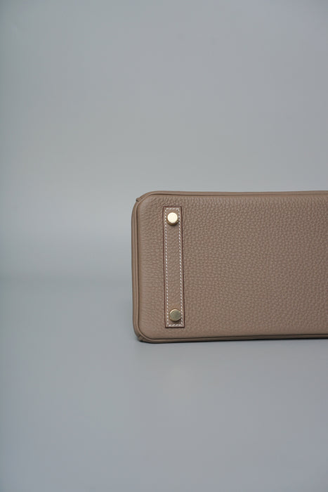 Hermes Birkin 25 in Etoupe Togo Ghw (Brand New)