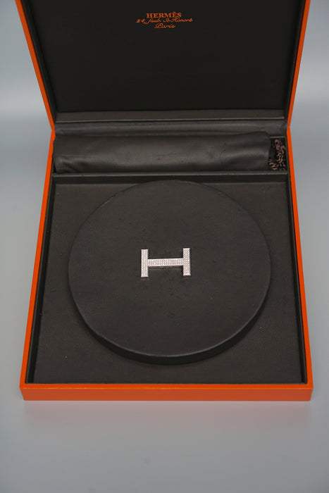 Hermes Diamond 'H' Buckle (Brand New)