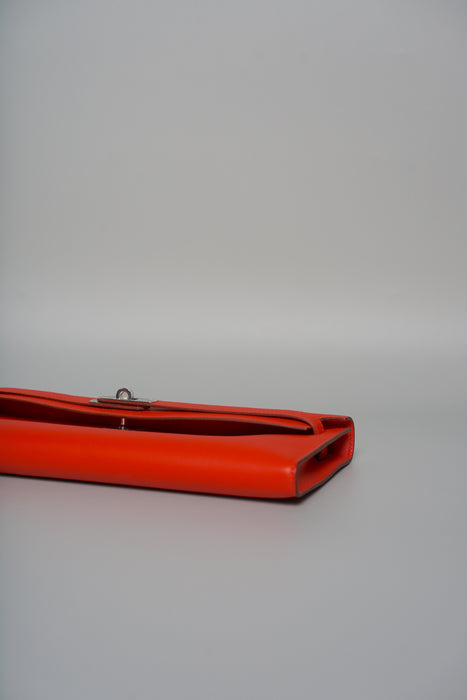 Hermes Kelly Cut in Tangerine Swift Phw (Brand New)