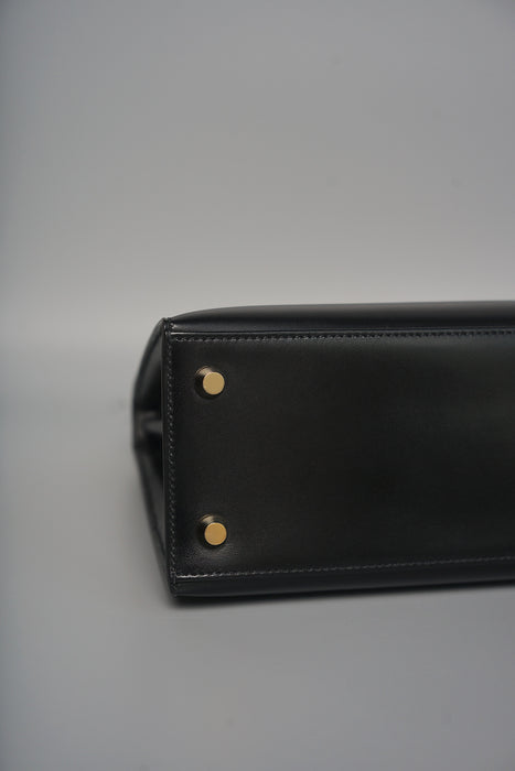 Hermes Kelly 25 Sellier in Black Box Ghw (Brand New)