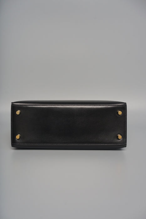 Hermes Kelly 25 Sellier in Black Box Ghw (Brand New)