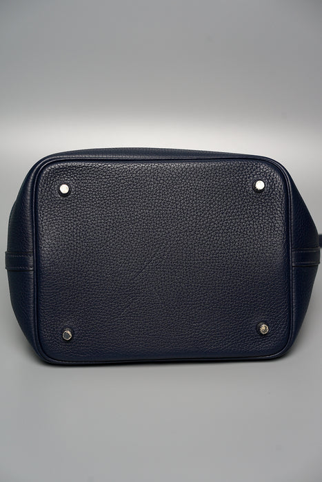 Hermes Picotin 22 Eclat in Bleu Nuit/Bleu Electrique Phw