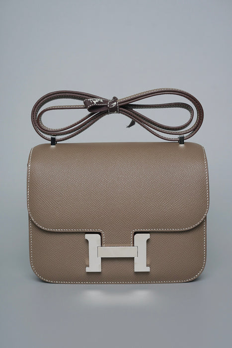 Hermes Constance 18 in Etoupe Epsom Phw (Brand New)