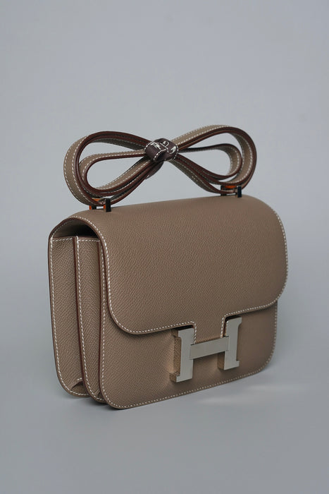 Hermes Constance 18 in Etoupe Epsom Phw (Brand New)
