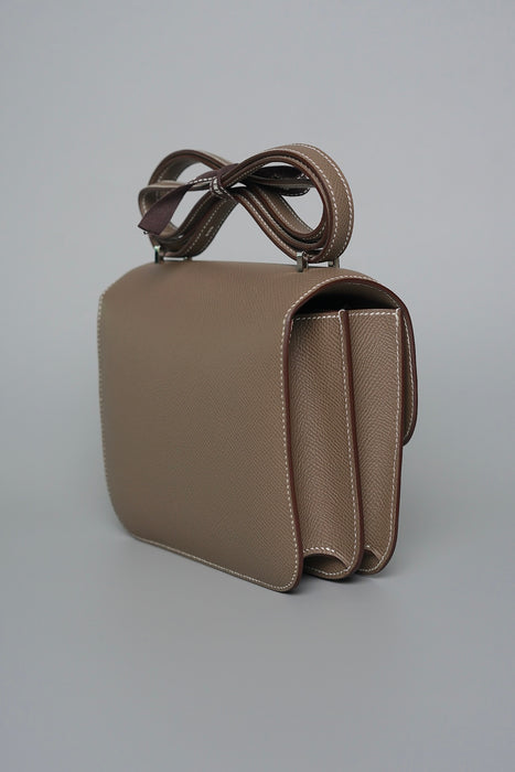 Hermes Constance 18 in Etoupe Epsom Phw (Brand New)