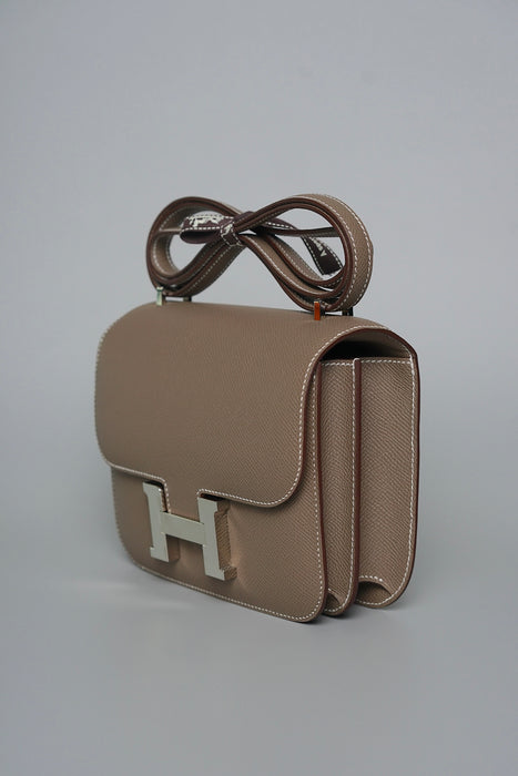 Hermes Constance 18 in Etoupe Epsom Phw (Brand New)
