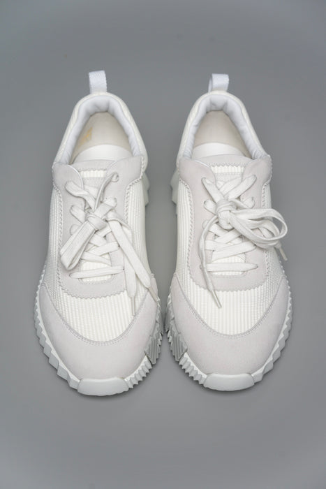 Hermes Bouncing Mesh Sneakers in Blanc Size 41 (Brand New)
