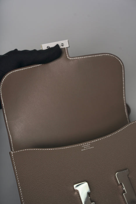 Hermes Constance 18 in Etoupe Epsom Phw (Brand New)