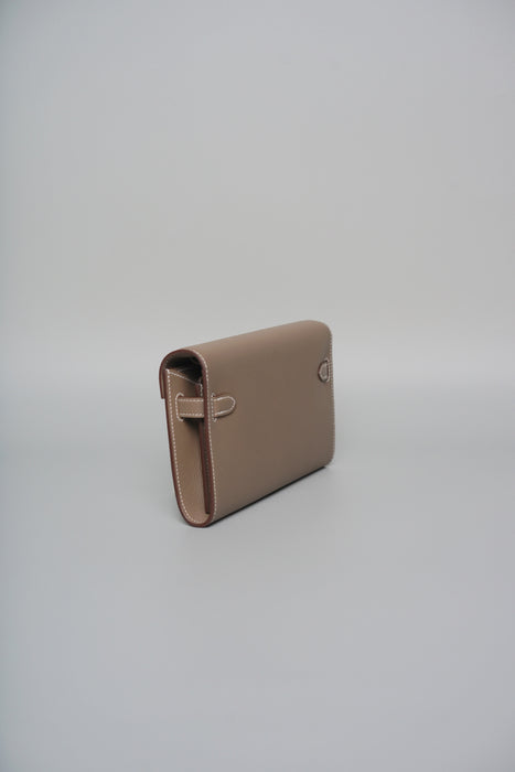 Hermes Kelly To Go in Etoupe Ghw (Brand New)