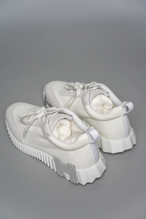 Hermes Bouncing Mesh Sneakers in Blanc Size 41 (Brand New)