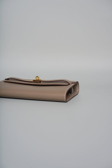 Hermes Kelly To Go in Etoupe Ghw (Brand New)