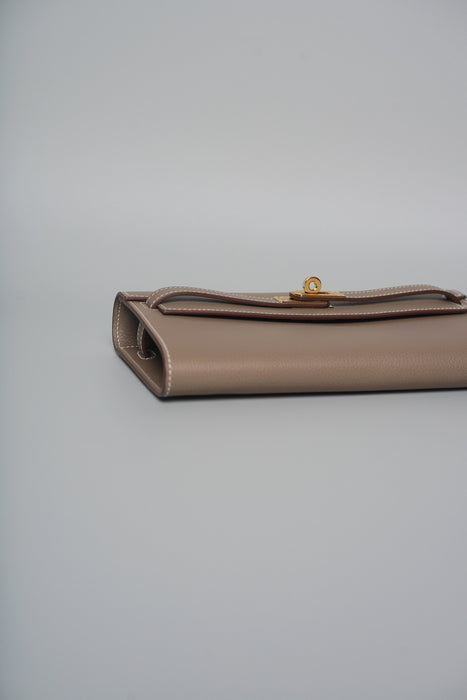 Hermes Kelly To Go in Etoupe Ghw (Brand New)