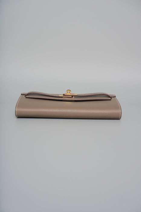 Hermes Kelly To Go in Etoupe Ghw (Brand New)