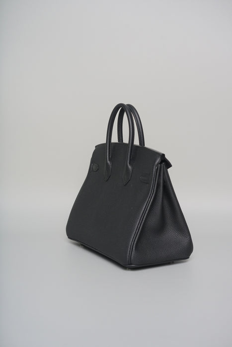 Hermes Birkin 25 in Noir Togo Phw (Brand New)