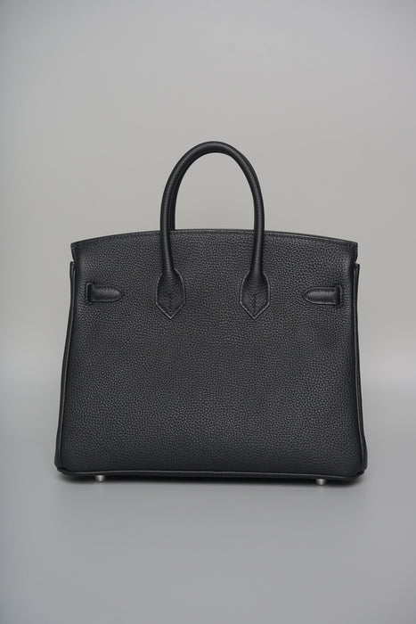 Hermes Birkin 25 in Noir Togo Phw (Brand New)