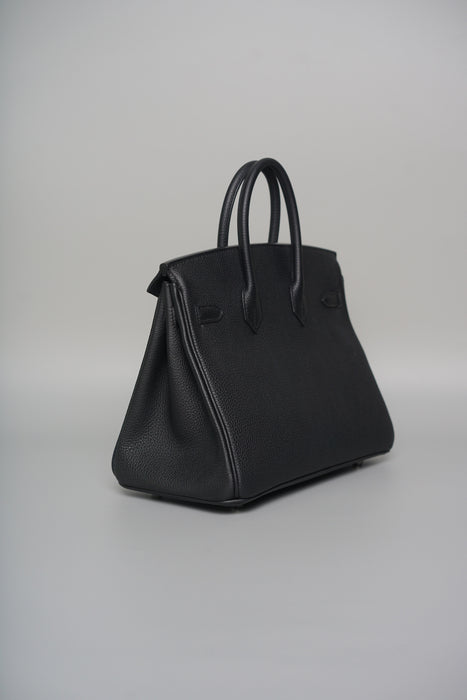 Hermes Birkin 25 in Noir Togo Phw (Brand New)