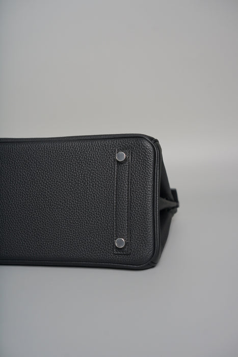 Hermes Birkin 25 in Noir Togo Phw (Brand New)