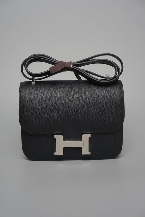 Hermes Constance 18 in Noir Epsom Phw (Brand New)