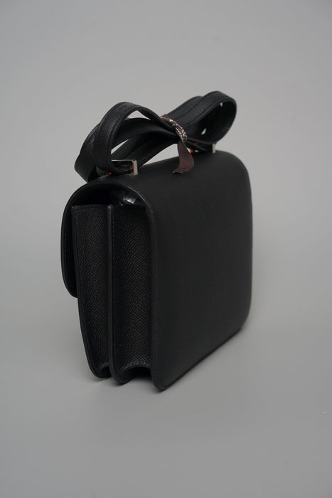 Hermes Constance 18 in Noir Epsom Phw (Brand New)