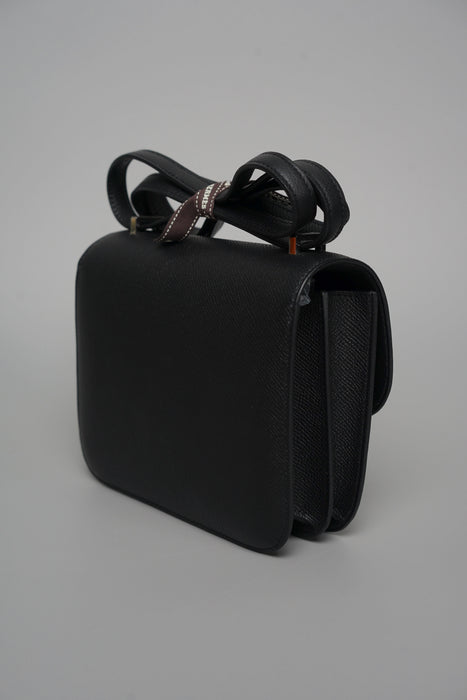 Hermes Constance 18 in Noir Epsom Phw (Brand New)