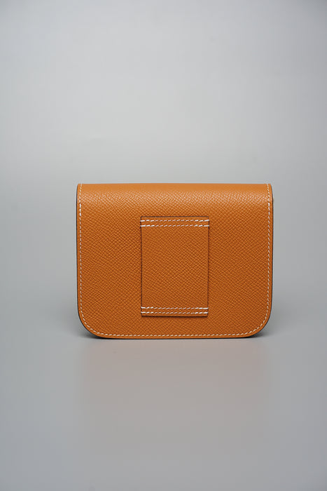 Hermes Constance Slim in Toffee Ghw (Brand New)