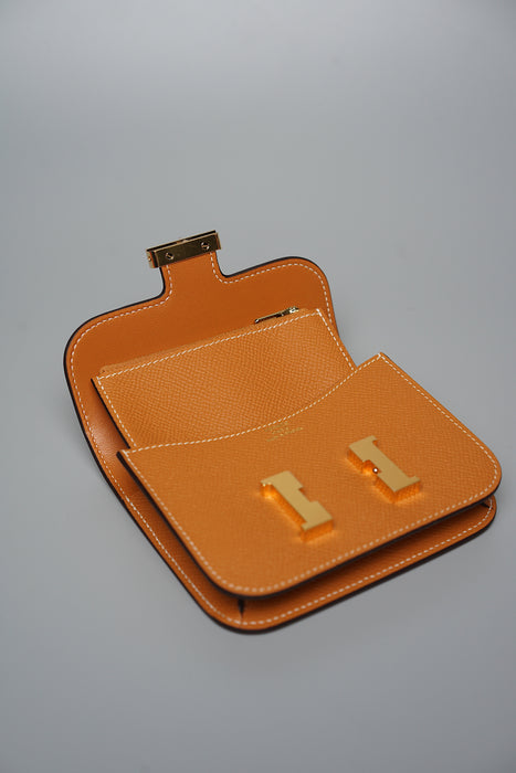 Hermes Constance Slim in Toffee Ghw (Brand New)