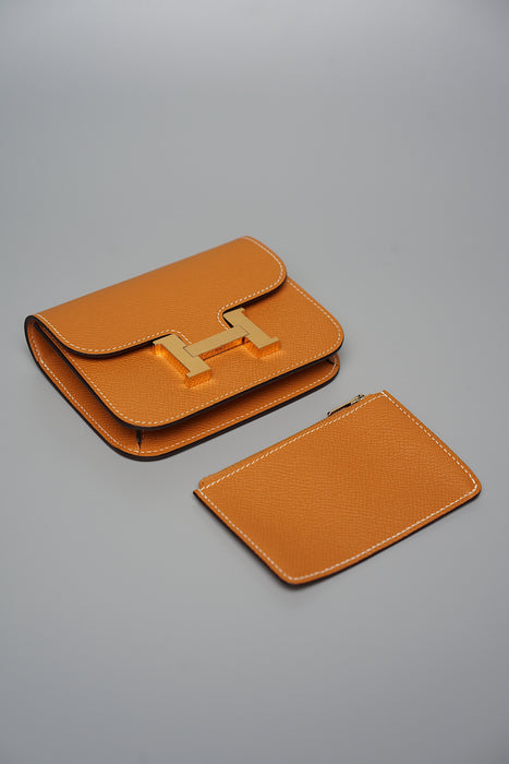 Hermes Constance Slim in Toffee Ghw (Brand New)